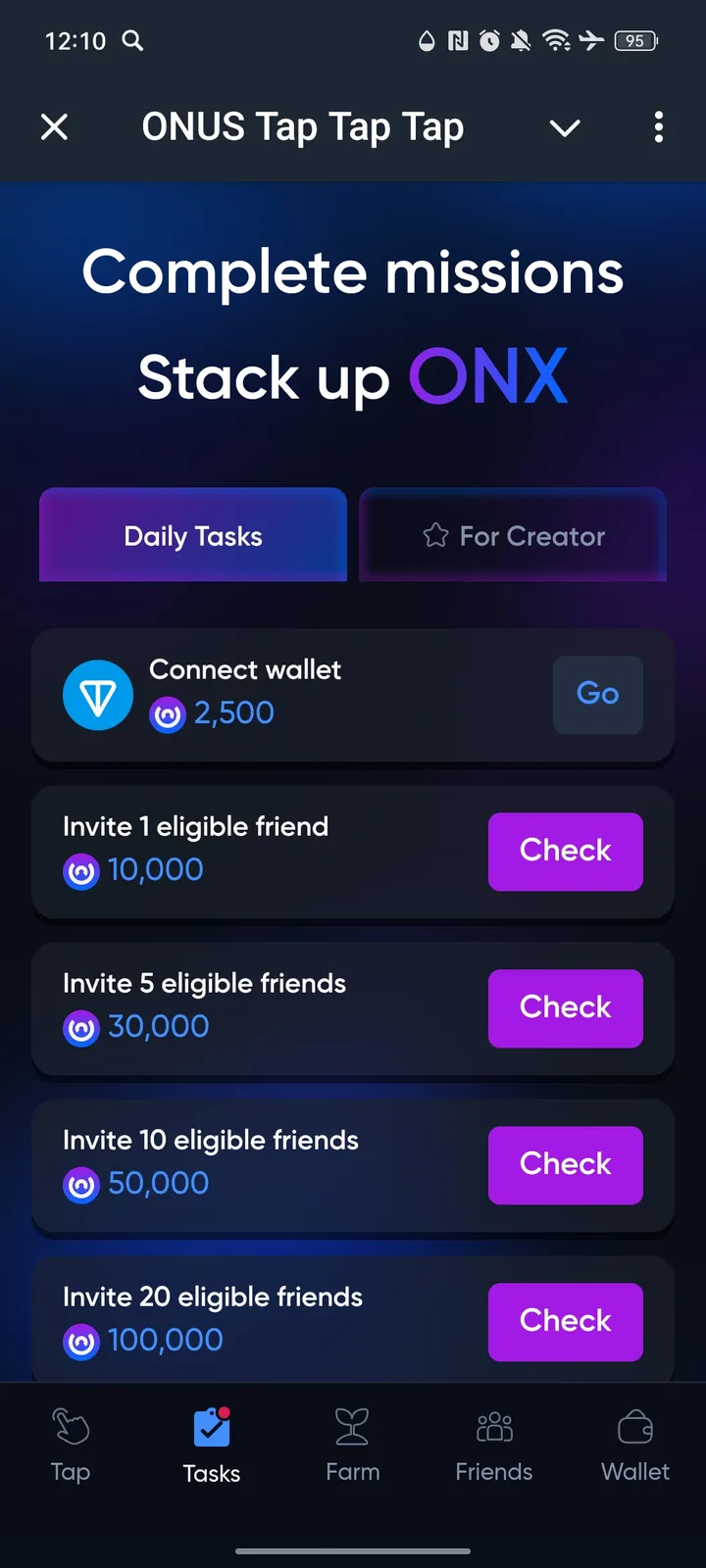 ONUS Tap Tap Tap — Screenshot 2