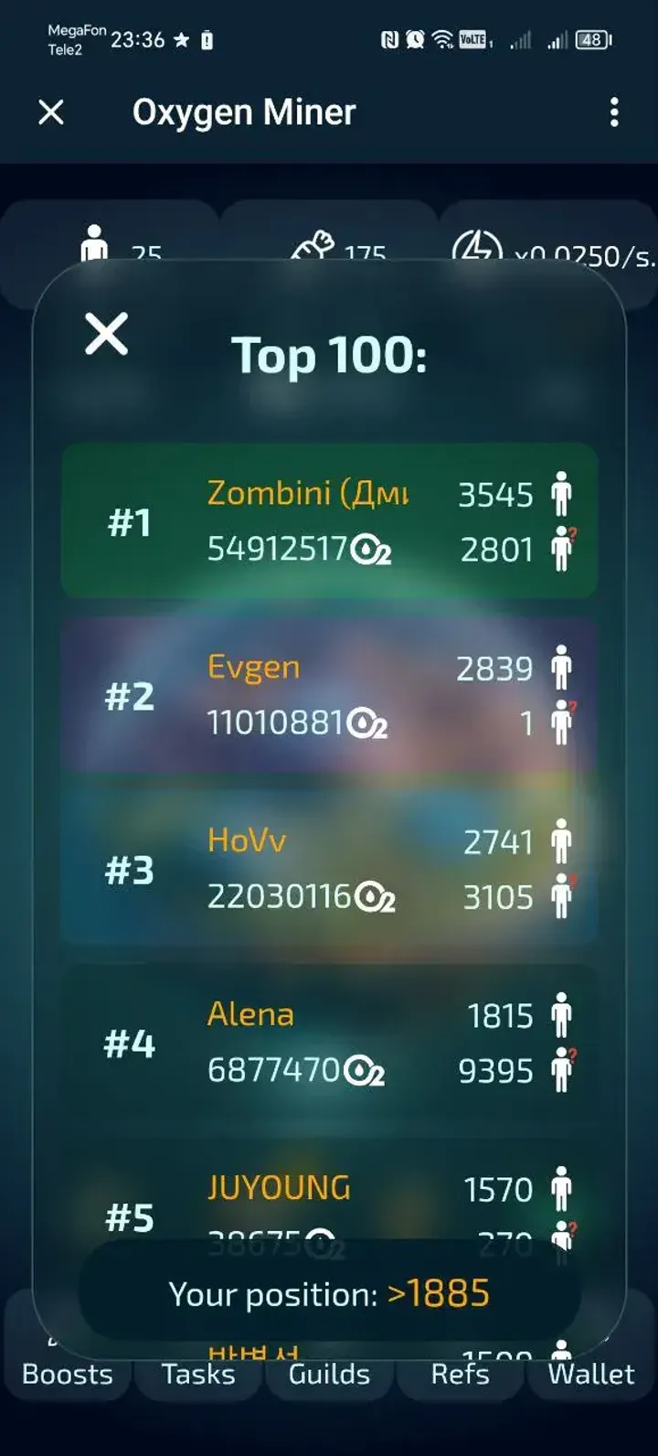 Oxygen Miner — Screenshot 3