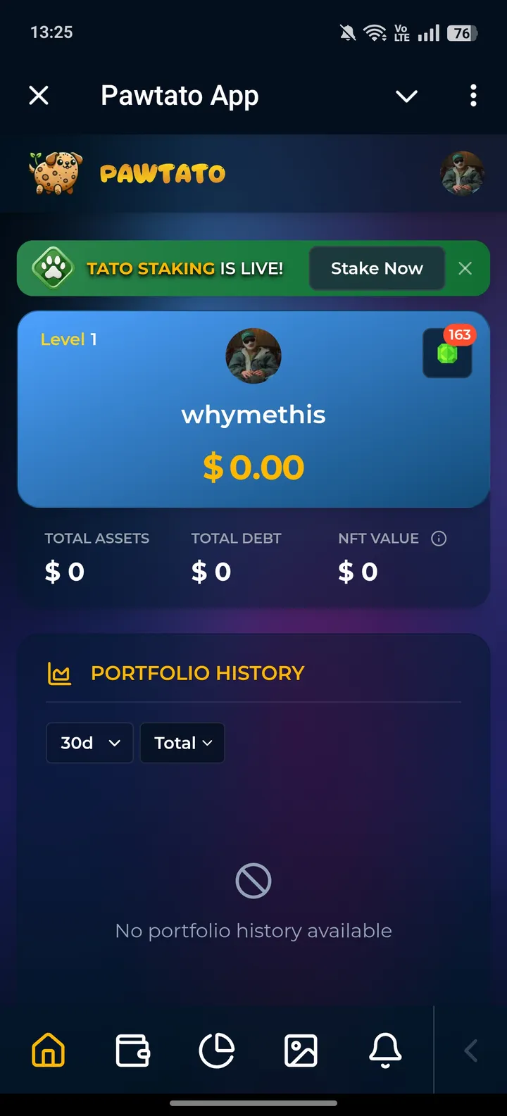 Pawtato App — Screenshot 1