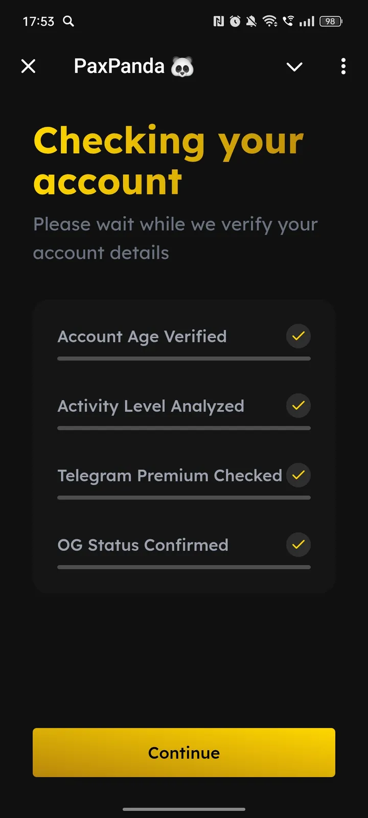 PaxPanda 🐼 — Screenshot 1