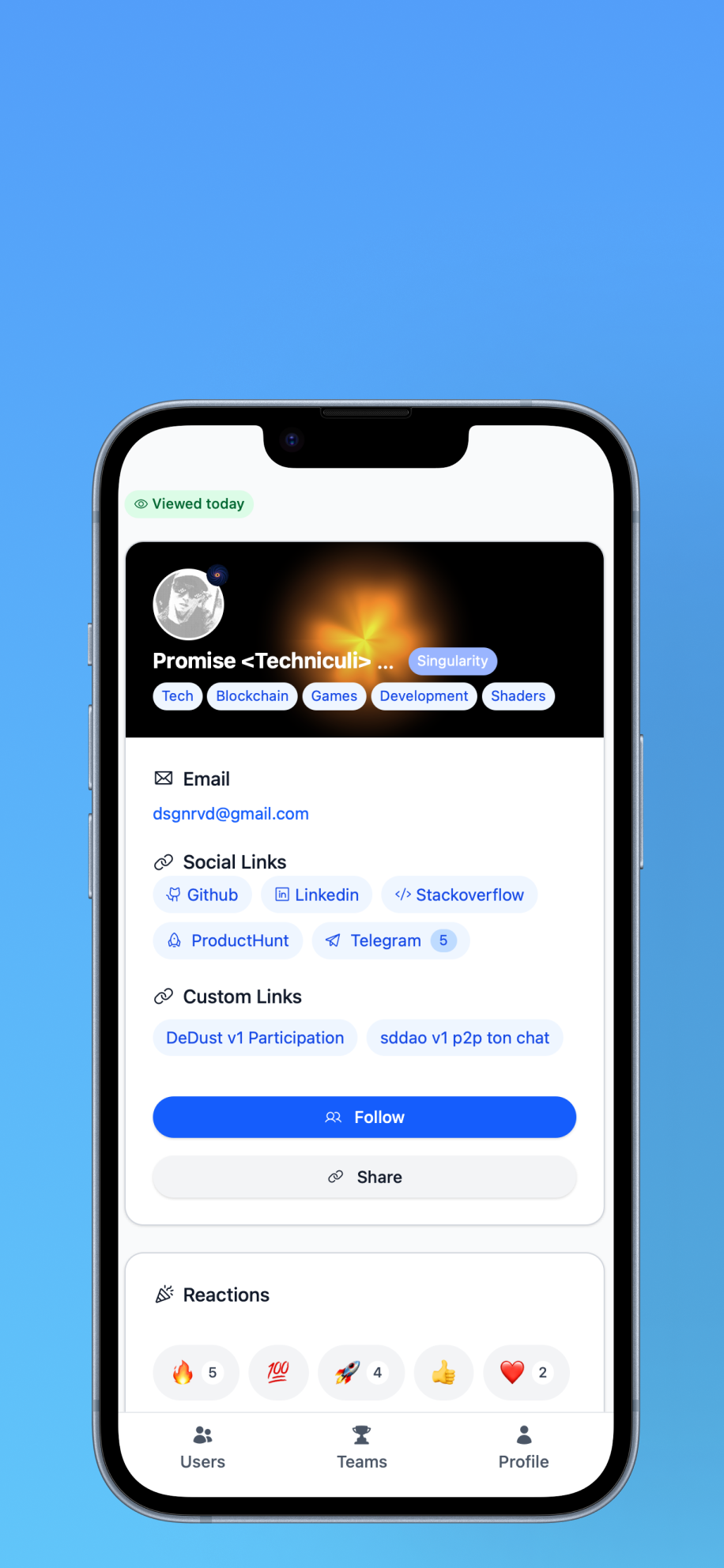 Peerfield — Screenshot 1