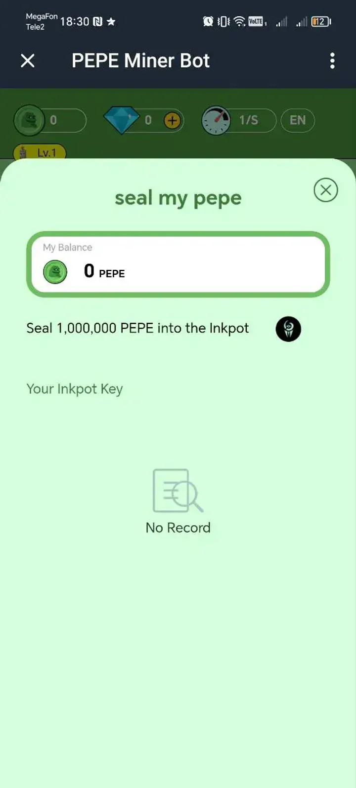 PEPE Miner Bot — Screenshot 5