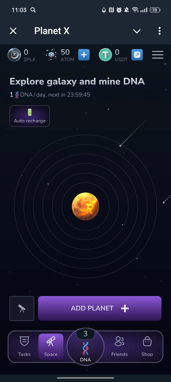 Planet X — Screenshot 1