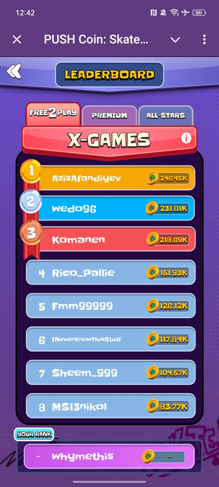 PUSH Coin: Skate-to-Airdrop — Screenshot 3