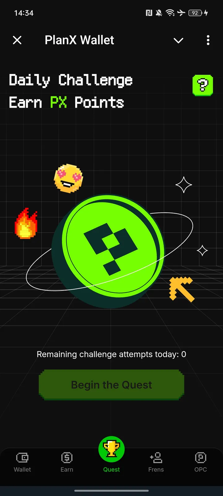 PlanX Wallet — Screenshot 1