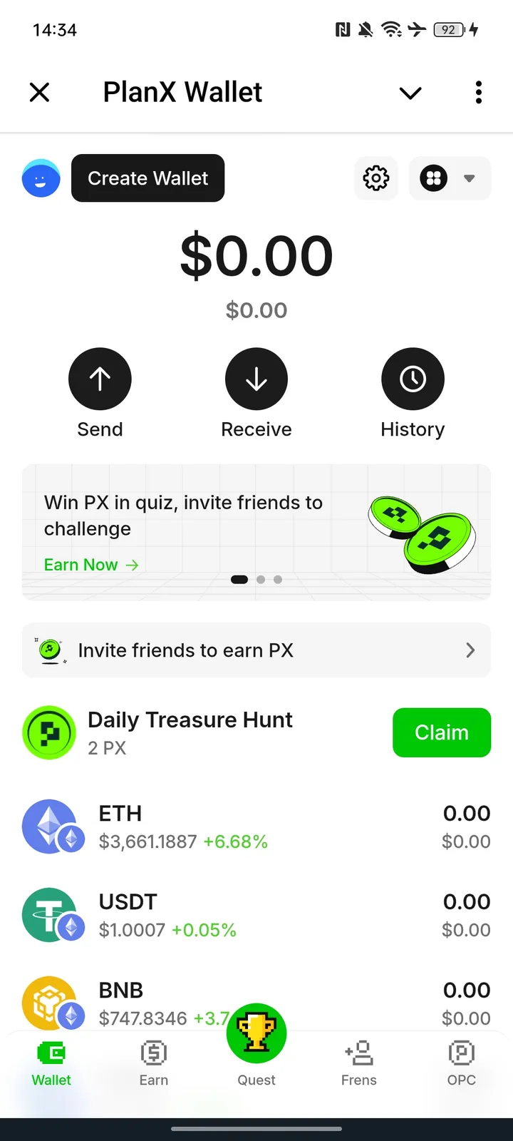 PlanX Wallet — Screenshot 3