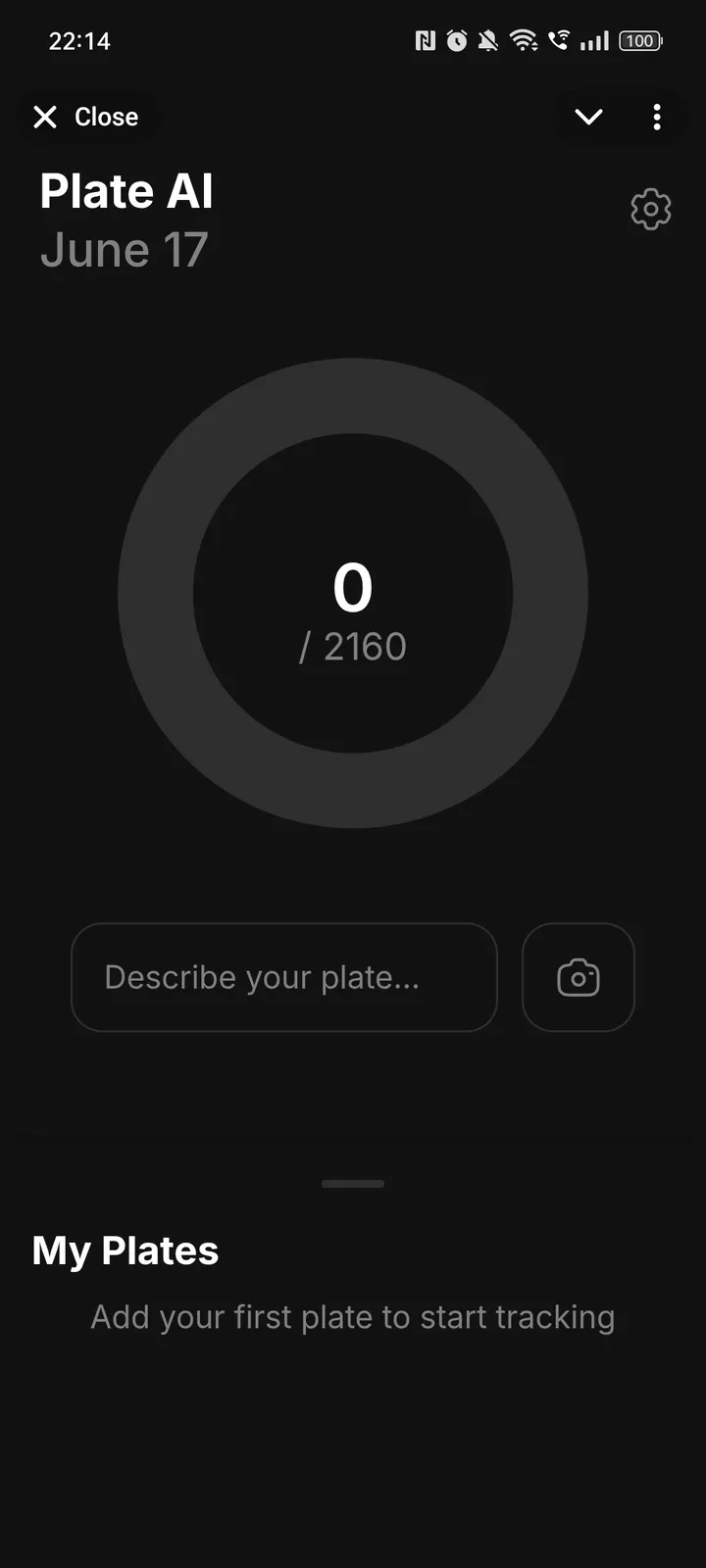 Plate AI - Smart Eating Assistant — Screenshot 1
