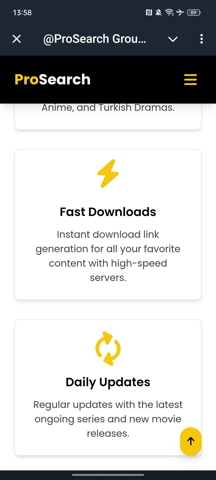 @ProSearch Group Bot ✅ — Screenshot 3