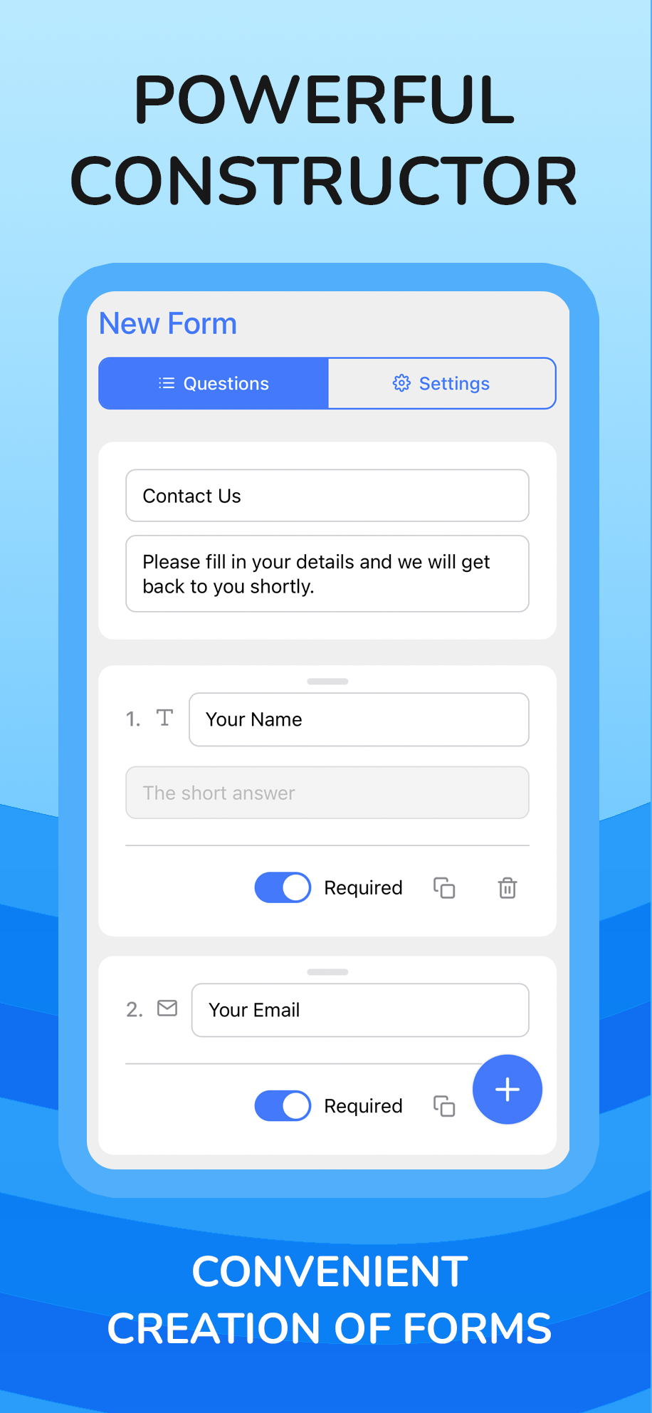 Quick Form - Form Constructor — Screenshot 3