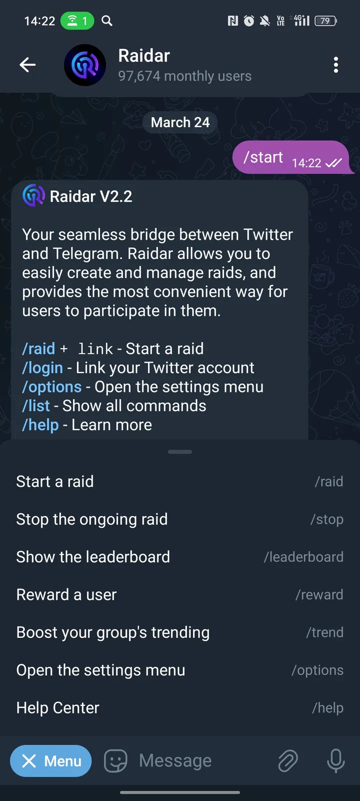 Raidar — Screenshot 3