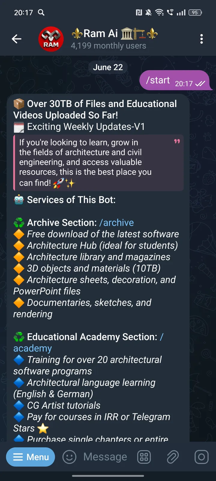 ⚜️Ram Ai 🏛🏗⚜️ — Screenshot 2