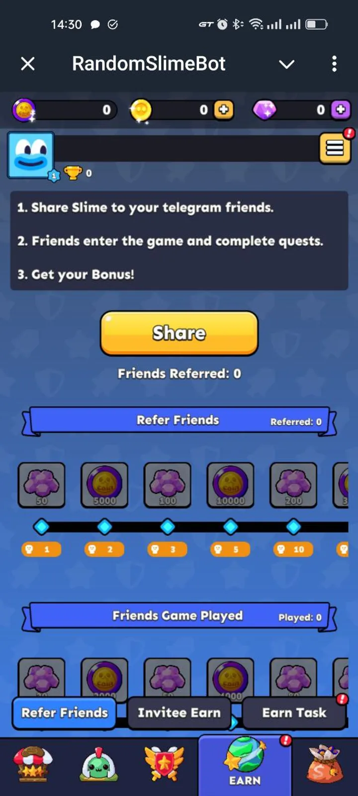 RandomSlimeBot — Screenshot 1