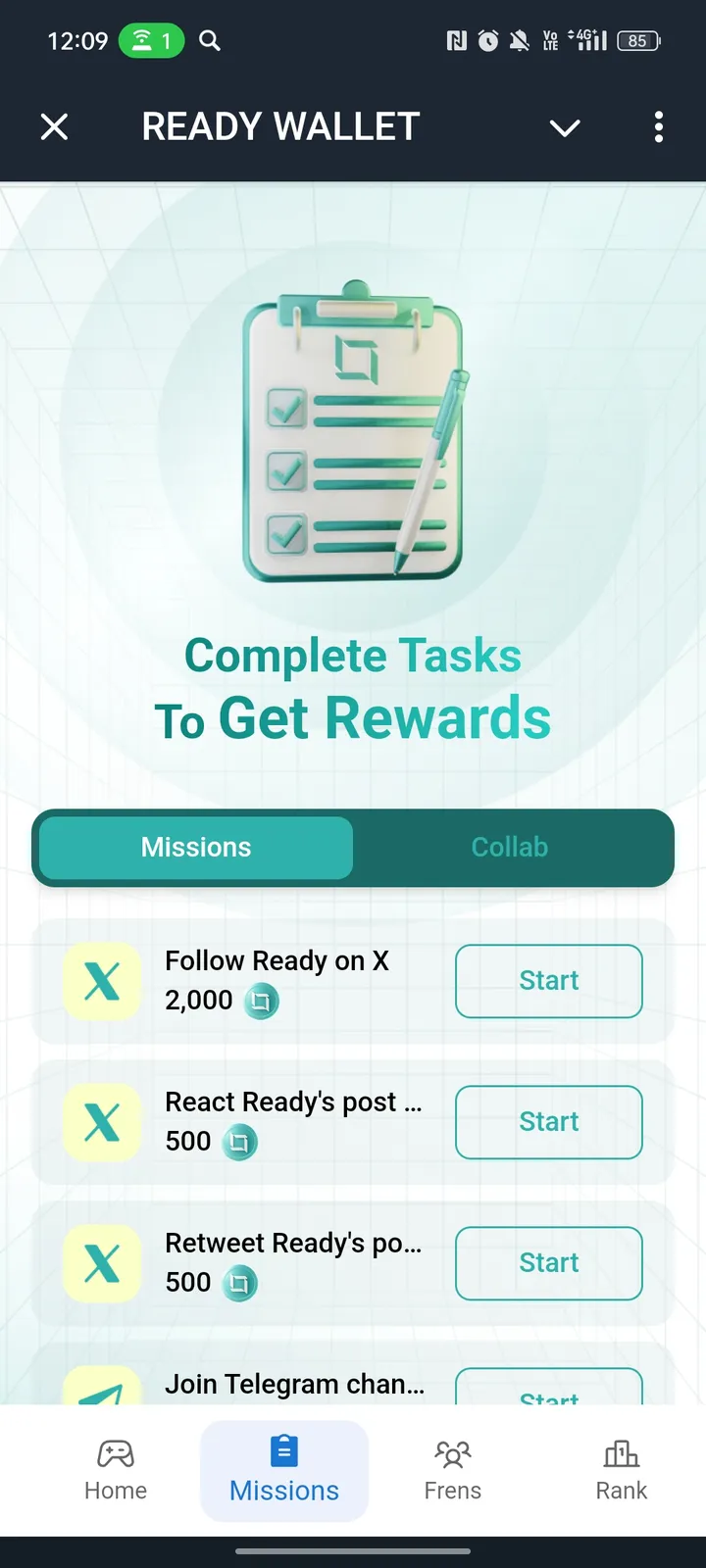 READY WALLET — Screenshot 2