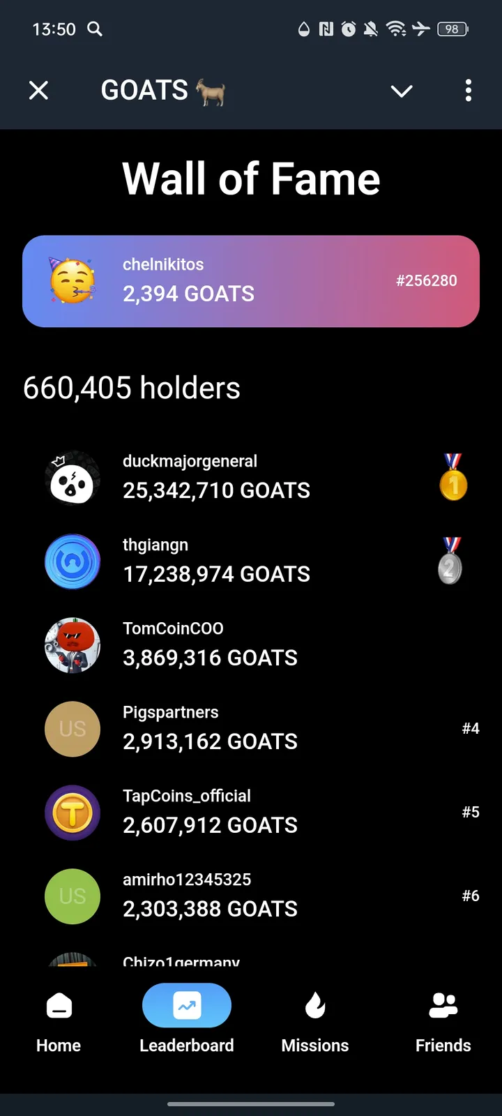 GOATS 🐐 — Screenshot 3