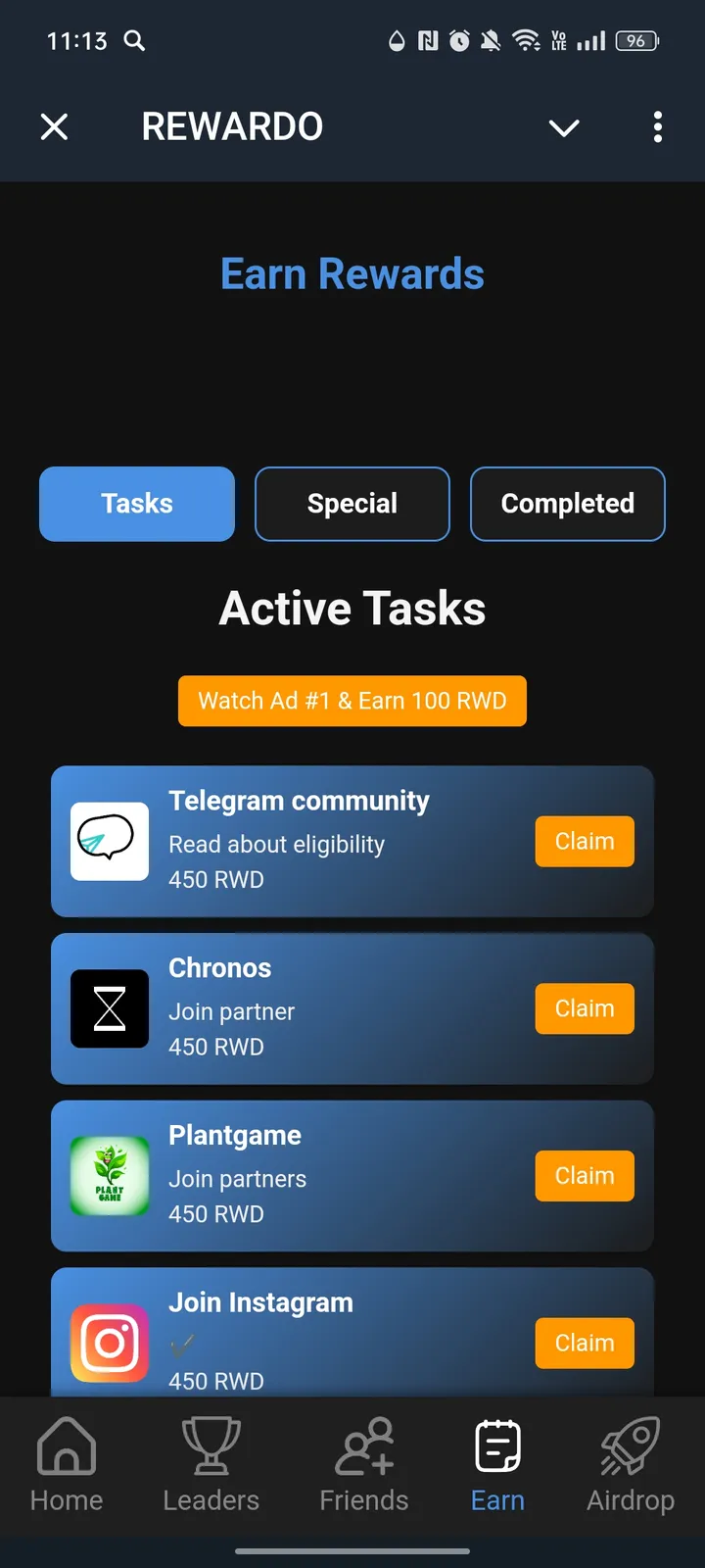 REWARDO — Screenshot 3