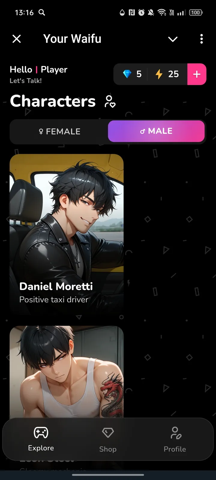 Your Waifu — Screenshot 2