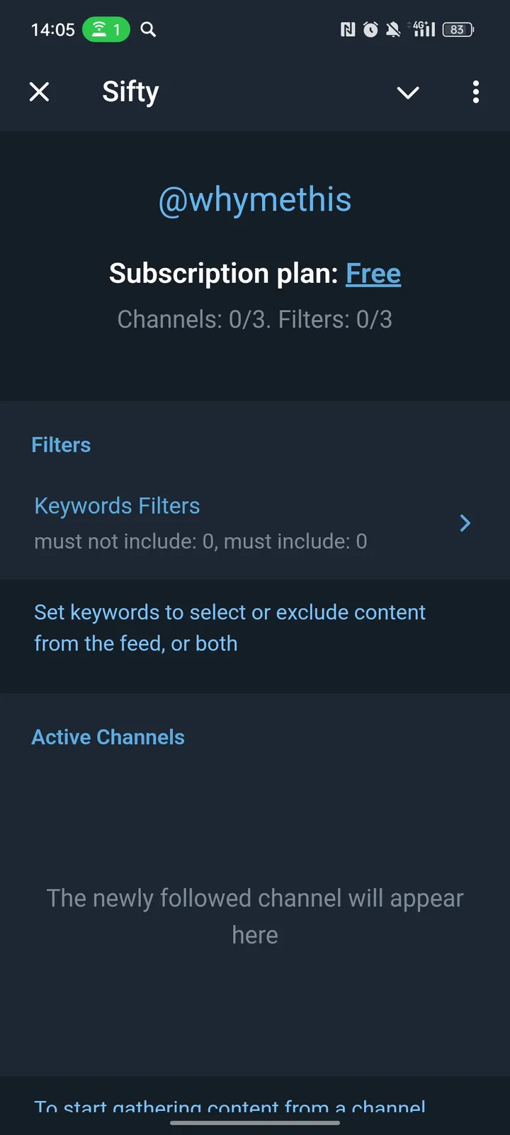 Sifty — Screenshot 1