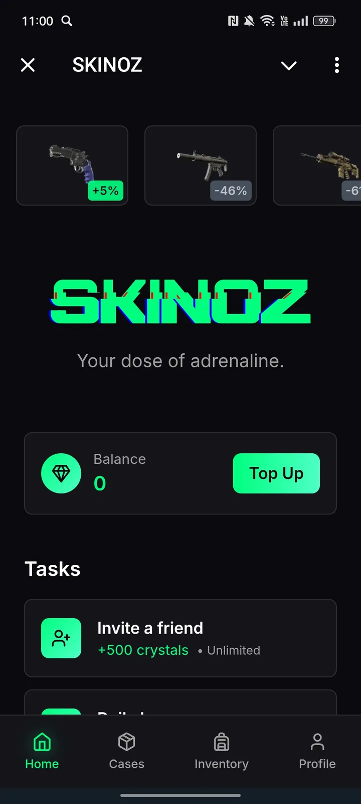 SKINOZ — Screenshot 1