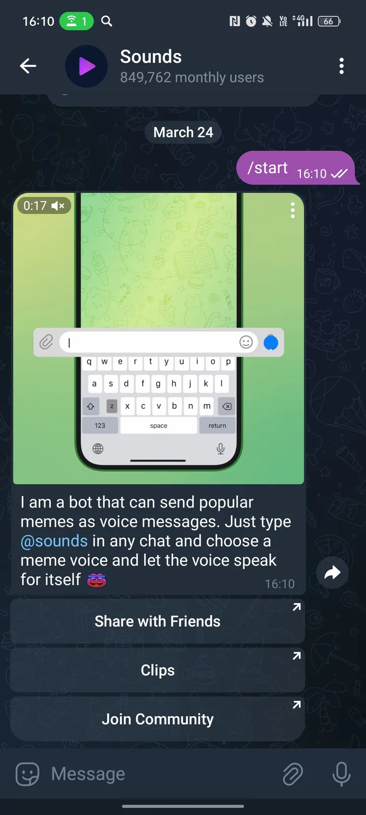 Sounds — Screenshot 2