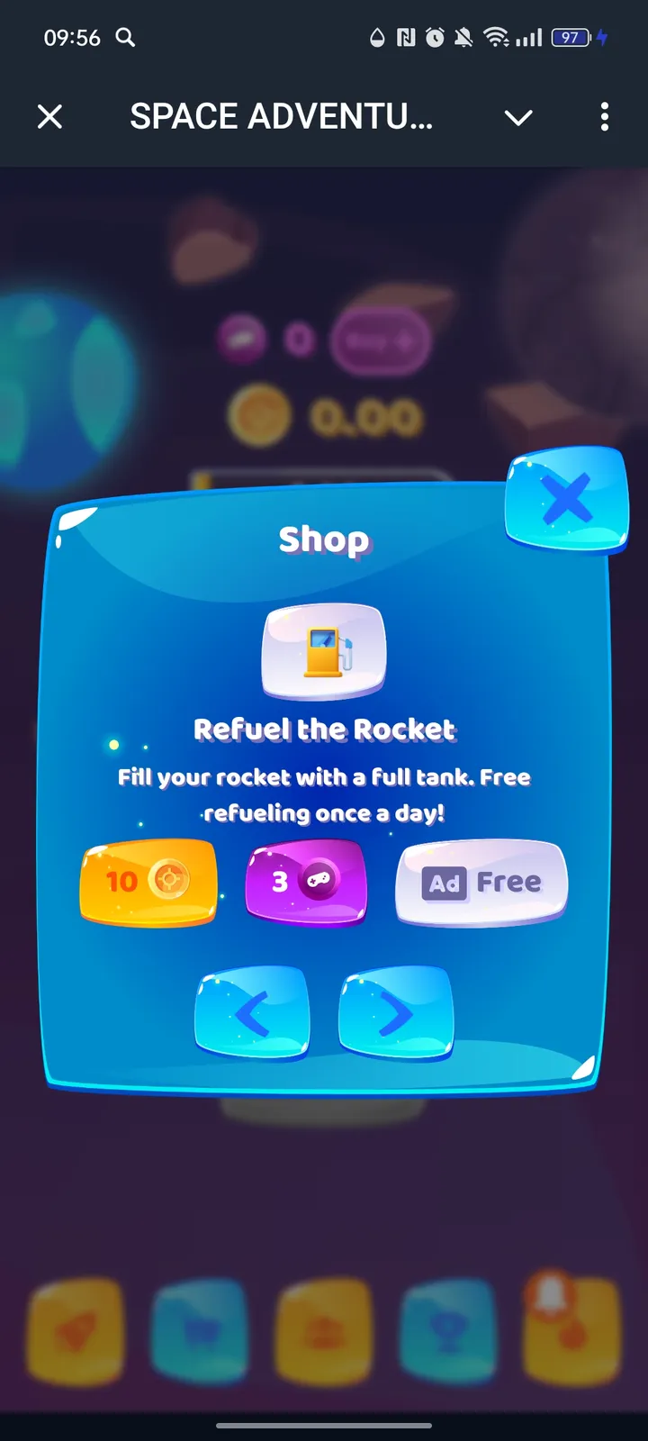 SPACE ADVENTURE — Screenshot 2