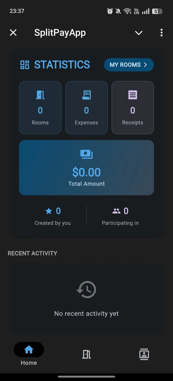SplitPayApp — Screenshot 1
