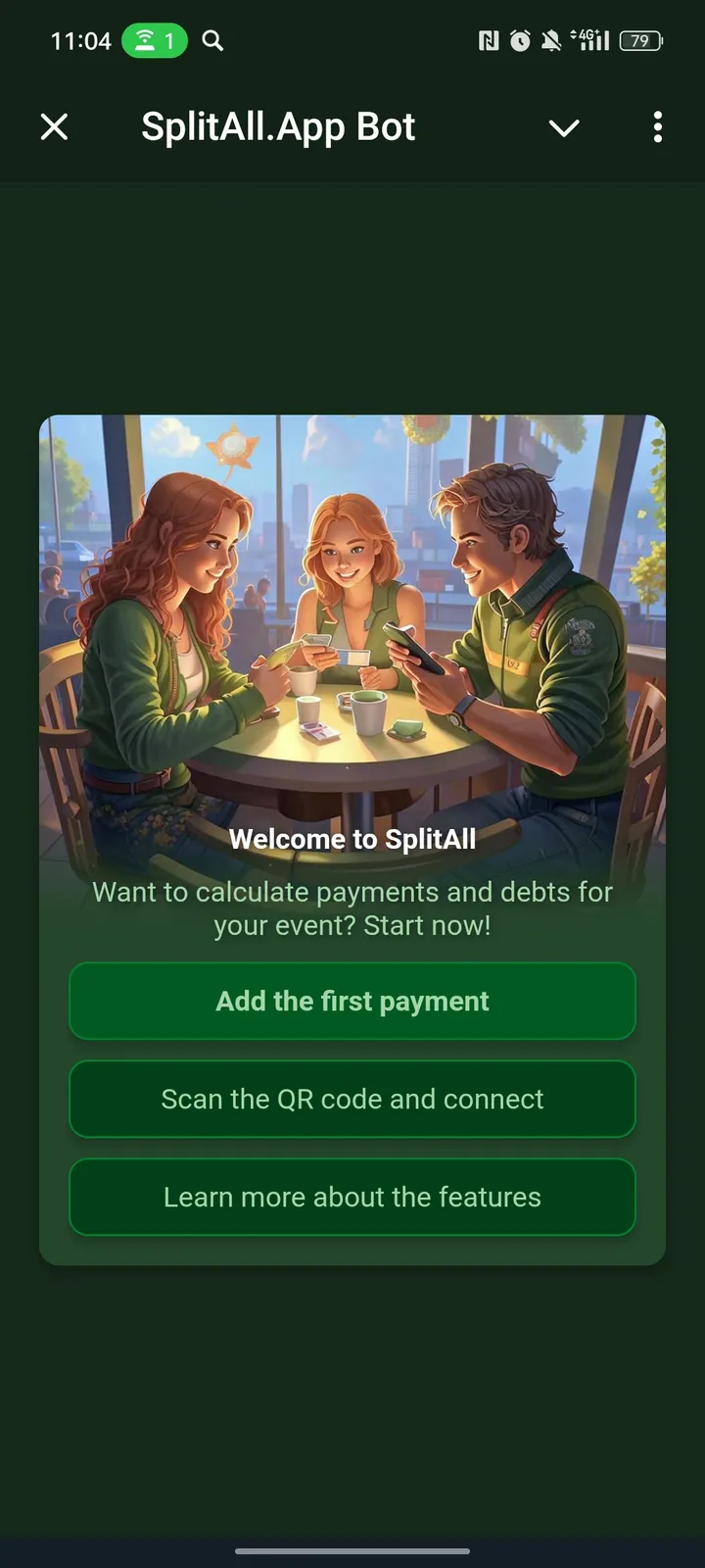 SplitAll.App Bot — Screenshot 1