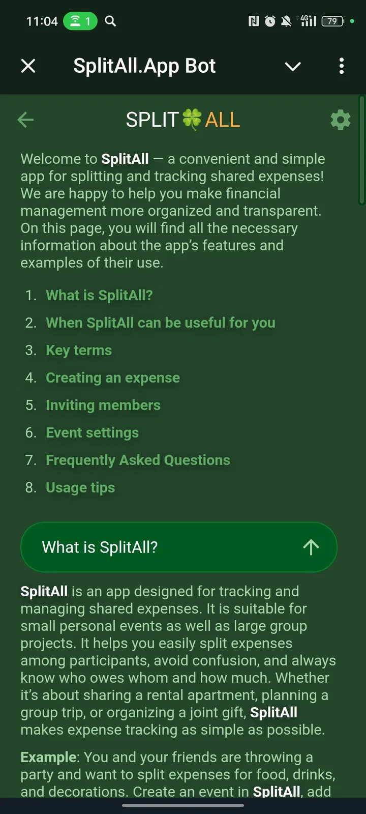 SplitAll.App Bot — Screenshot 3