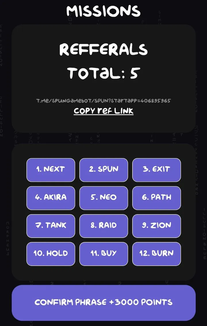Spun Game App — Screenshot 3
