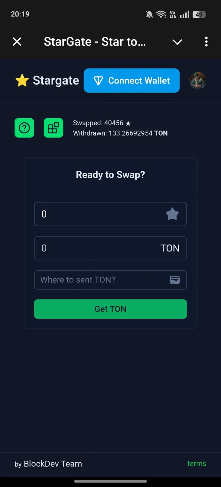 StarGate - Star to TON — Screenshot 1