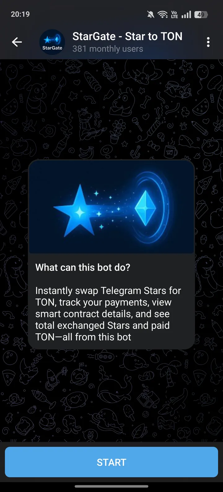 StarGate - Star to TON — Screenshot 2