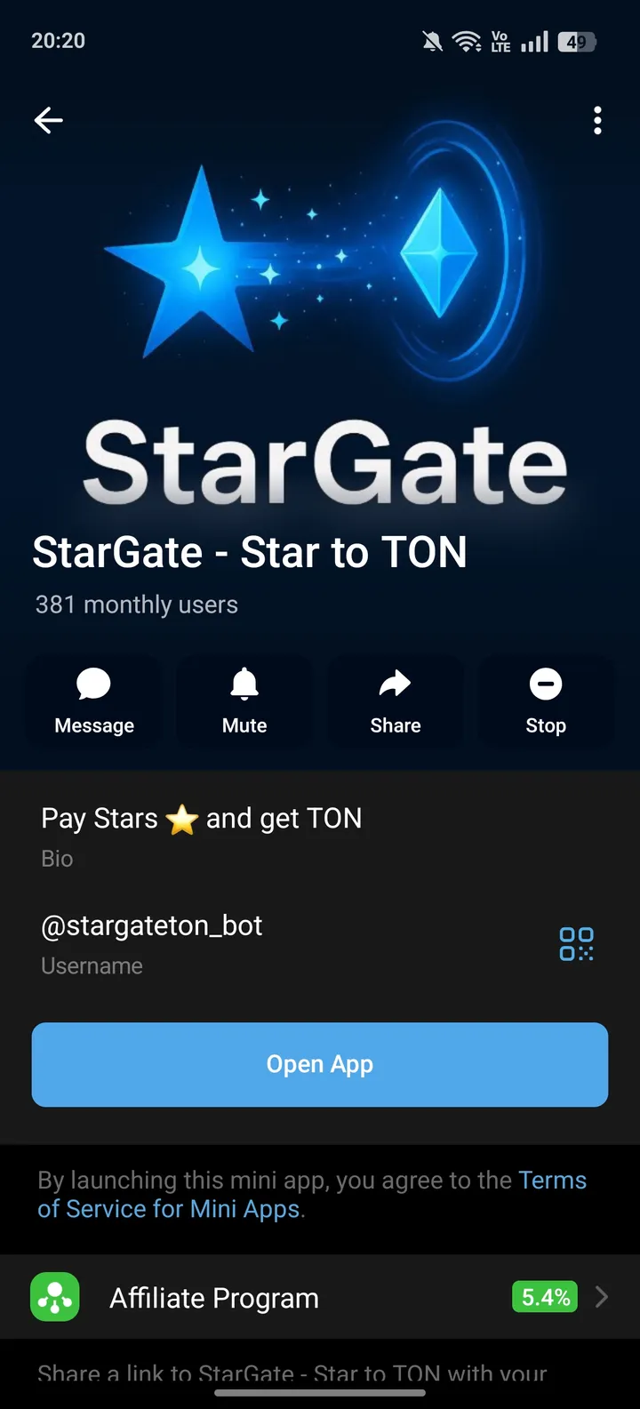 StarGate - Star to TON — Screenshot 4