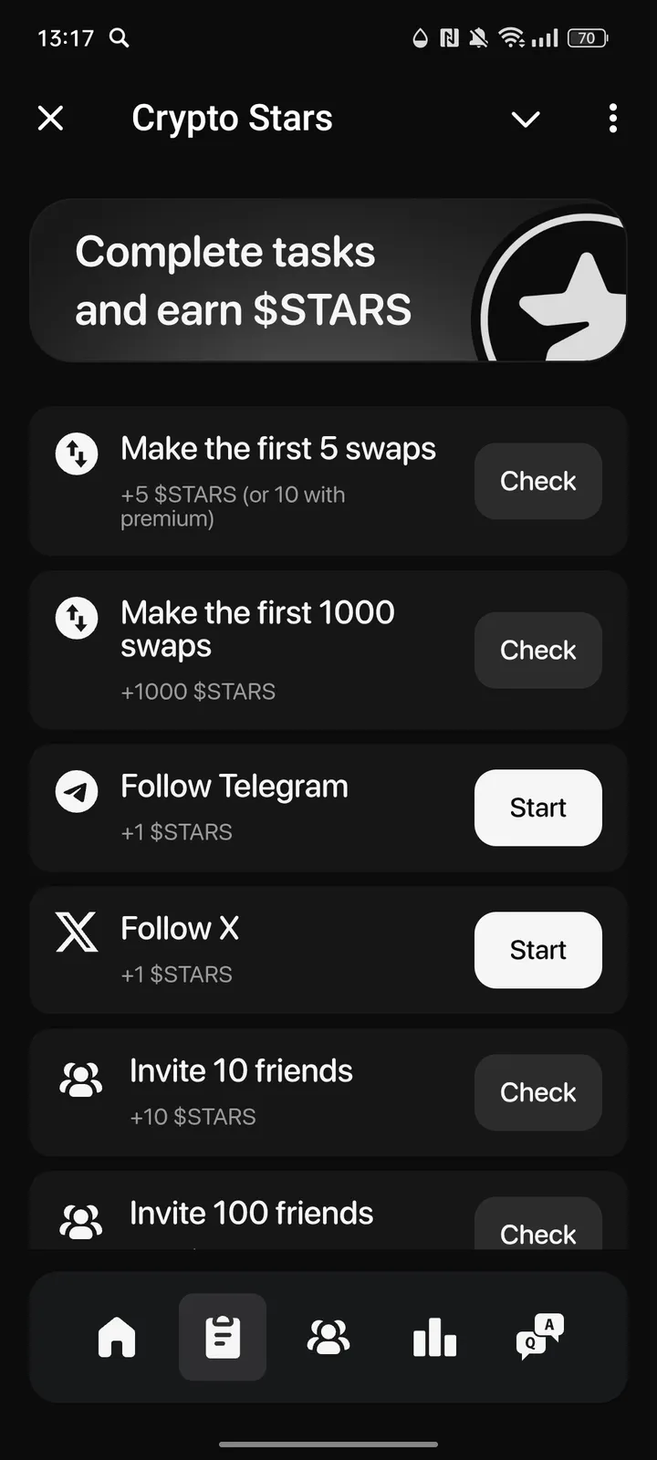 Crypto Stars — Screenshot 2