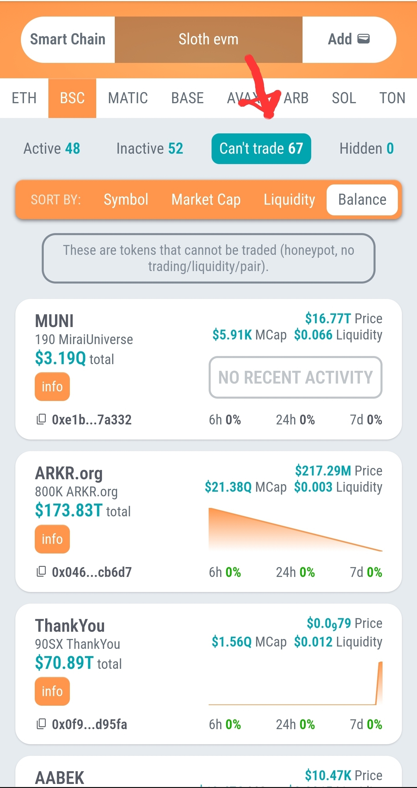 StarWallet Portfolio tracker — Screenshot 5