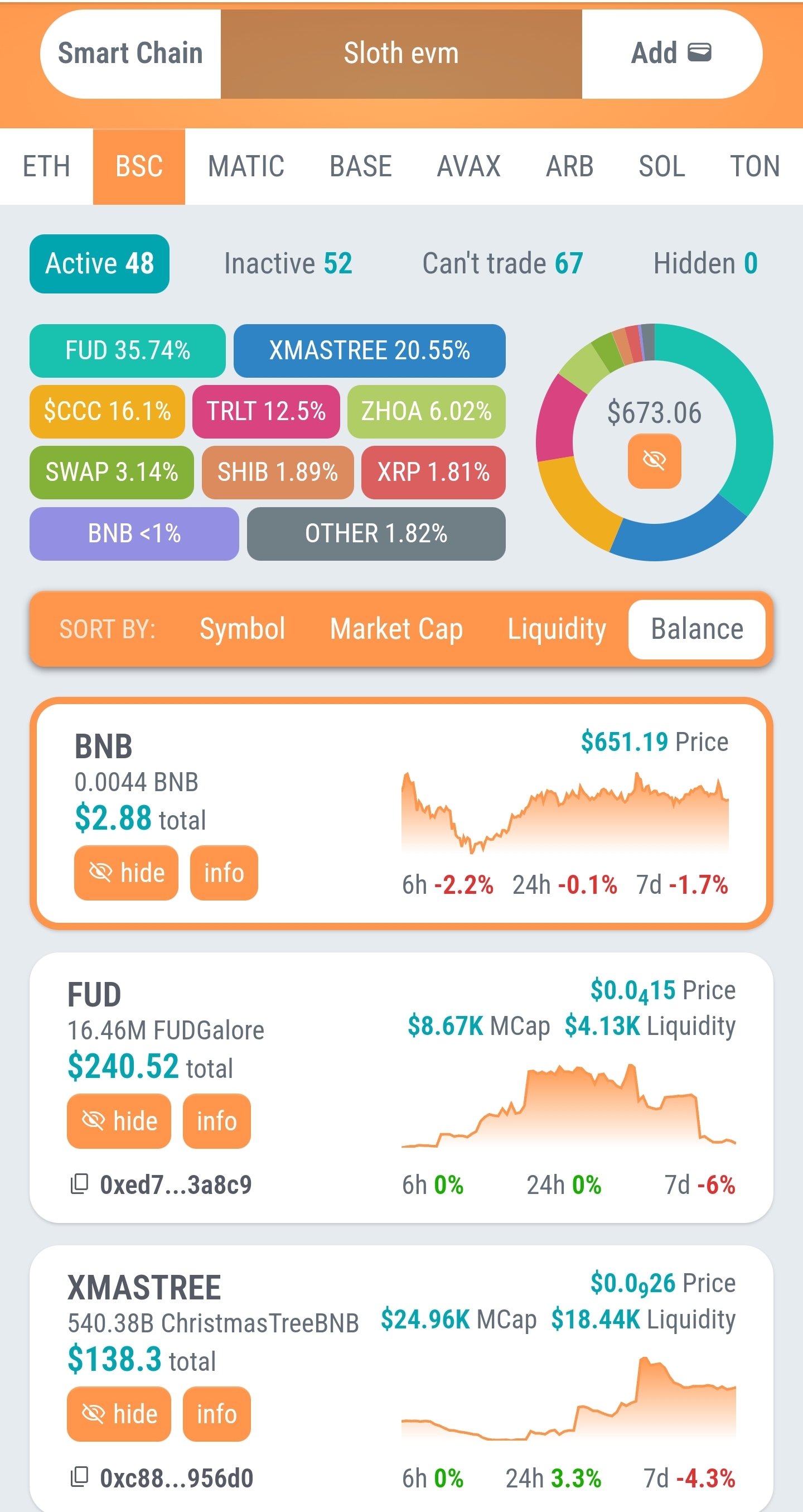 StarWallet Portfolio tracker — Screenshot 6
