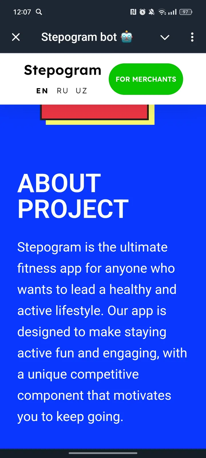 Stepogram bot 🤖 — Screenshot 5