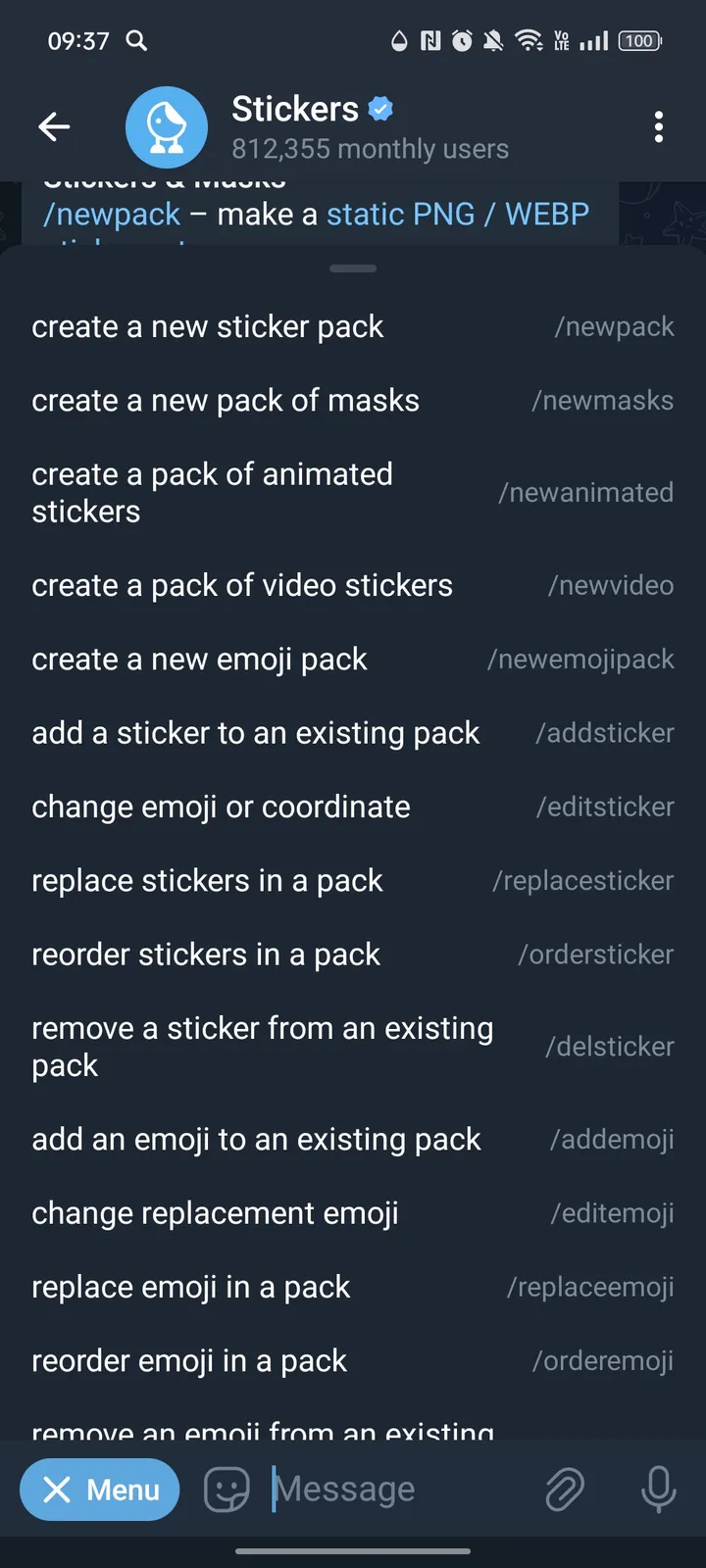 Stickers Bot — Screenshot 3