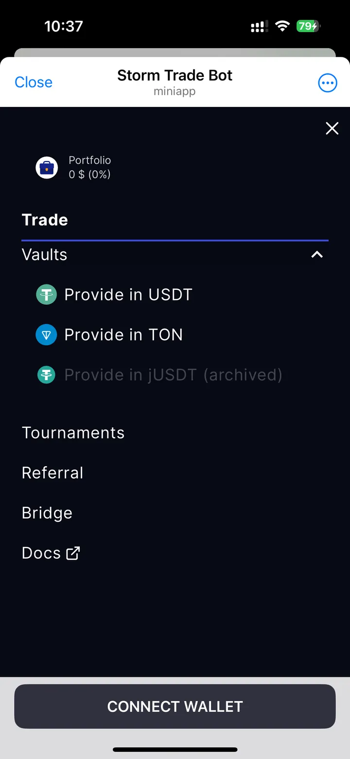 Storm Trade — Screenshot 3