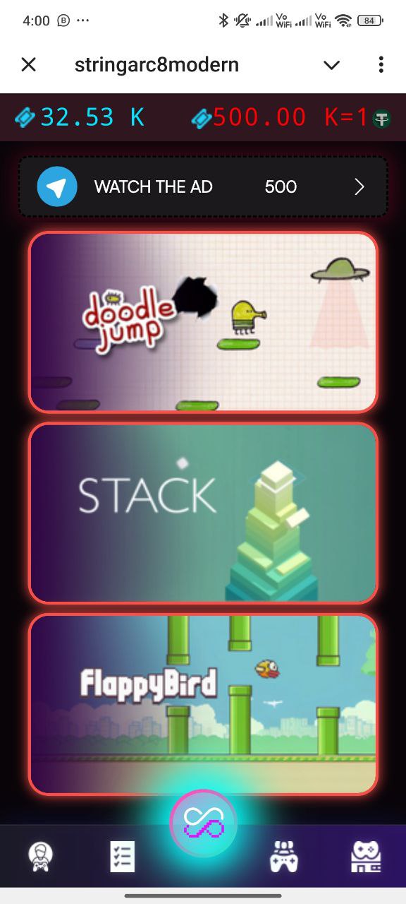 stringarc8modern — Screenshot 2