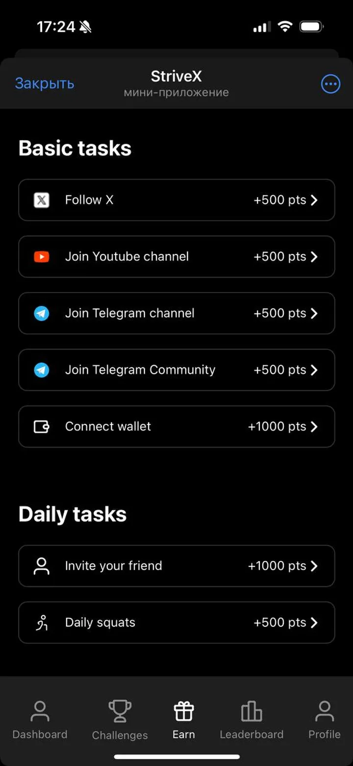 StriveX — Screenshot 4