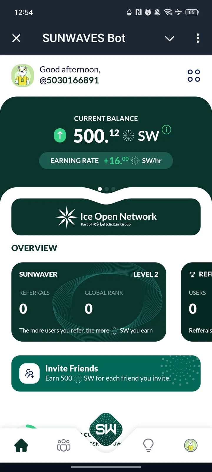 Sunwaves Token — Screenshot 1