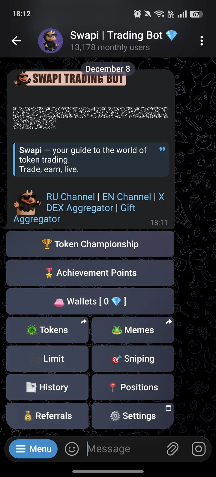 Swapi | Trading Bot 💎 — Screenshot 2