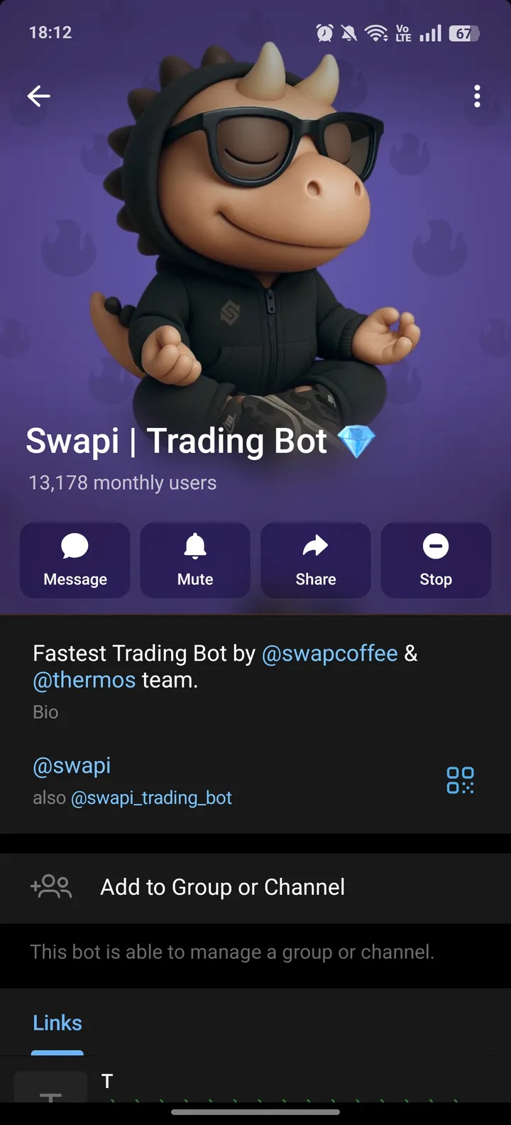 Swapi | Trading Bot 💎 — Screenshot 4