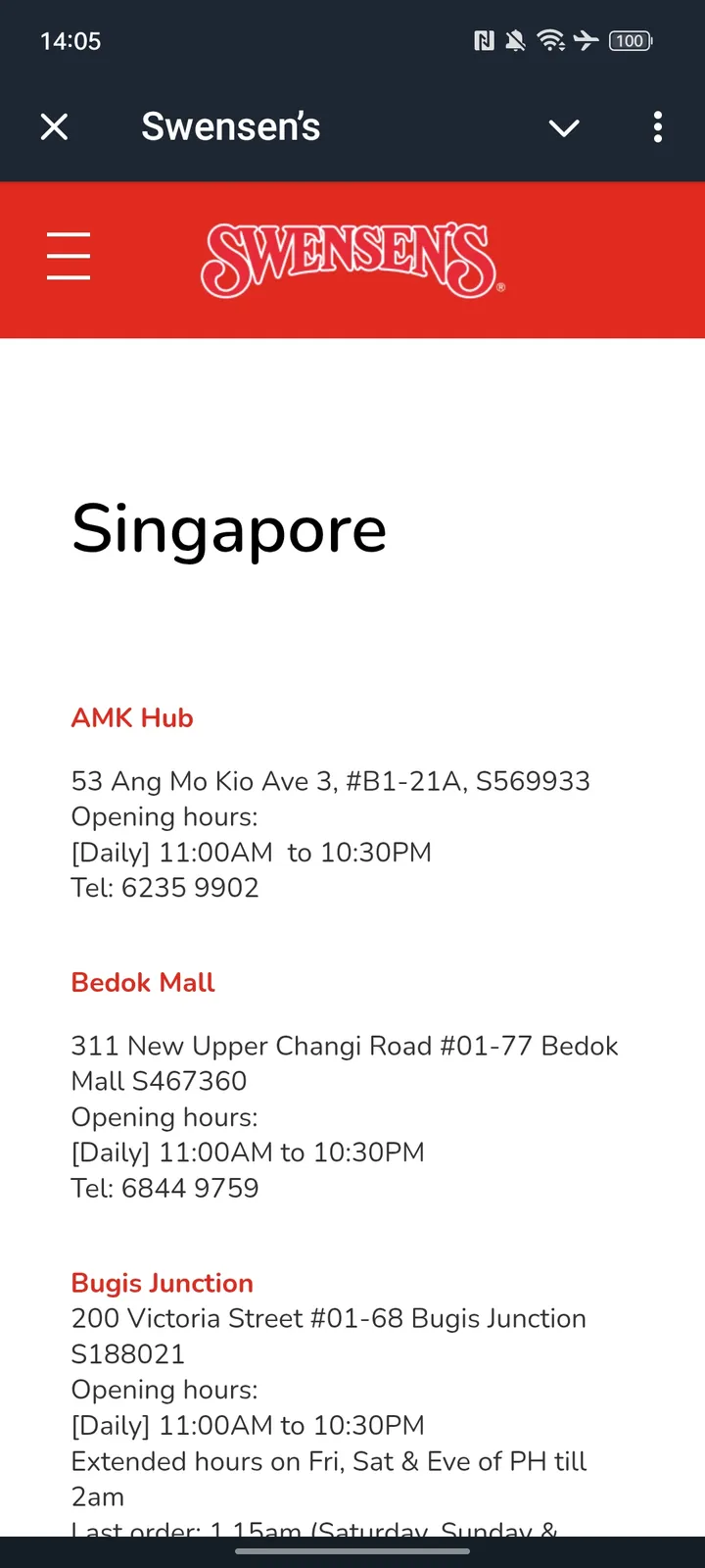 Swensen’s — Screenshot 3