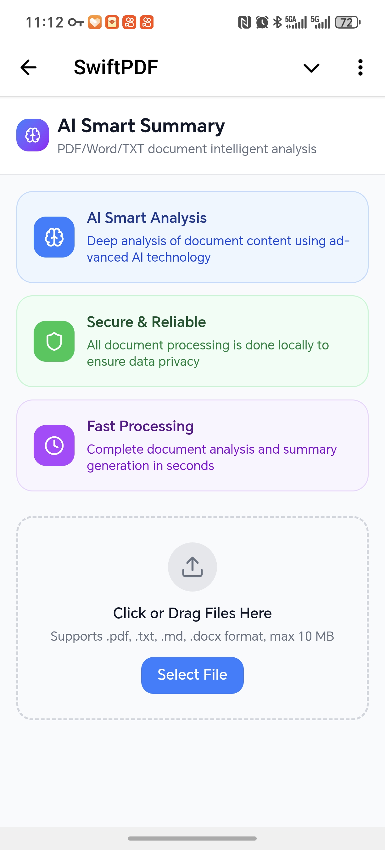 SwiftPDF — Screenshot 2