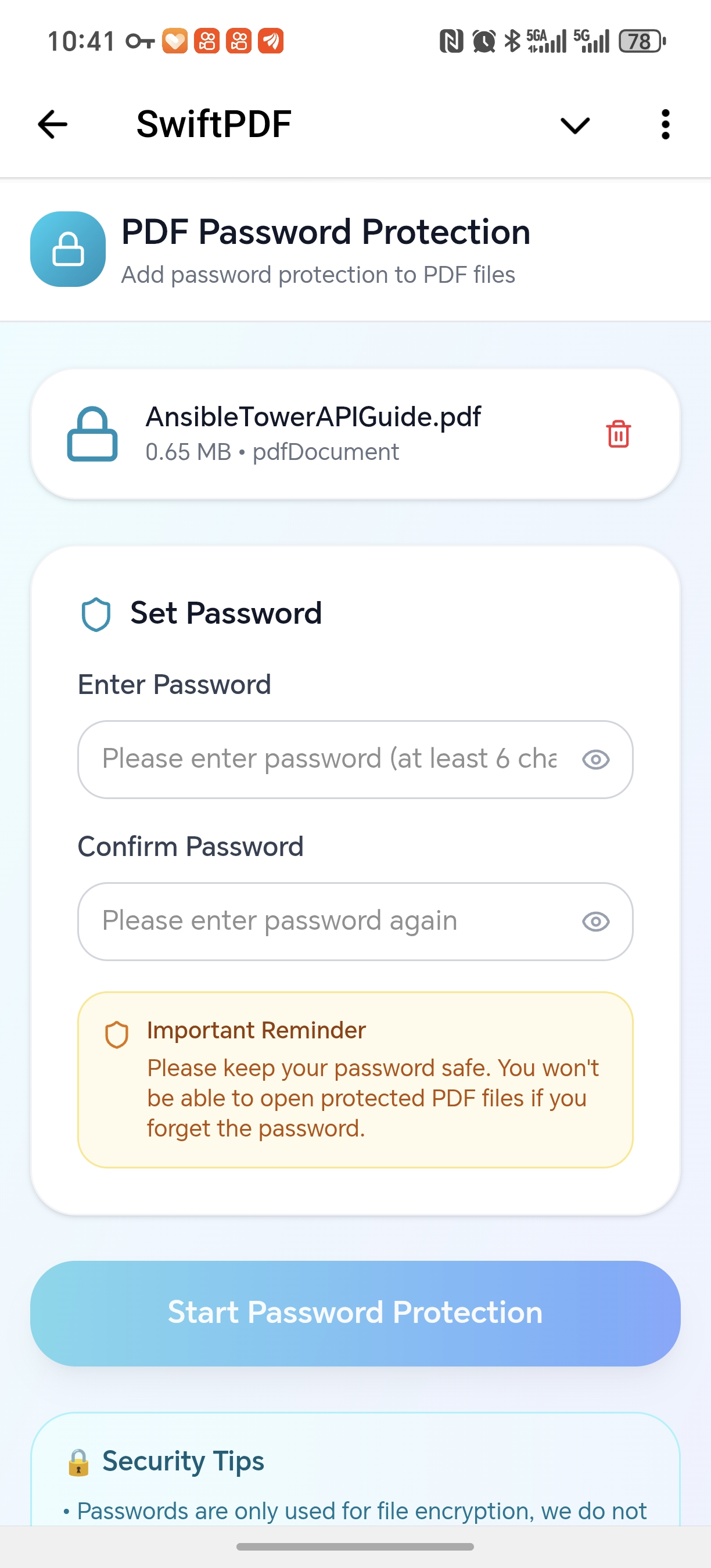 SwiftPDF — Screenshot 3