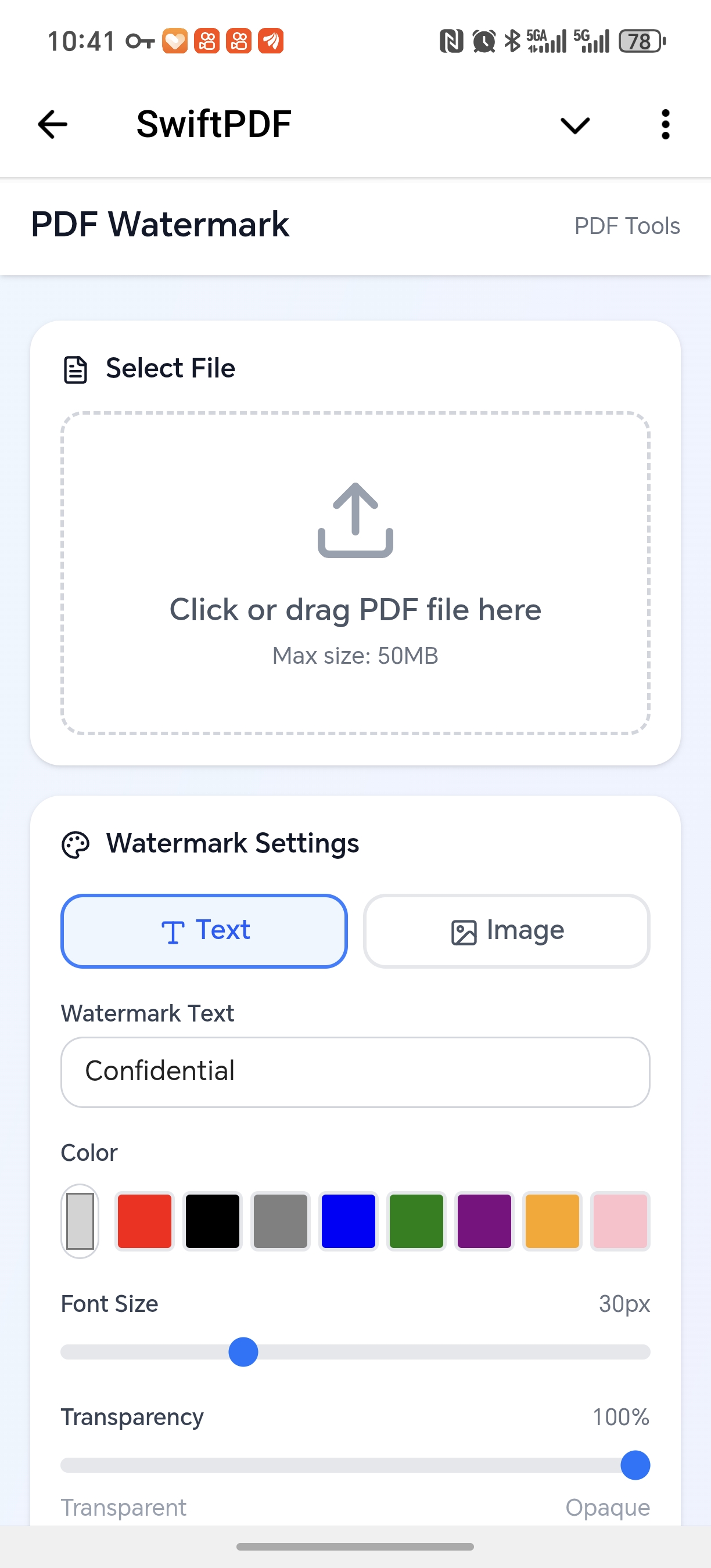 SwiftPDF — Screenshot 4