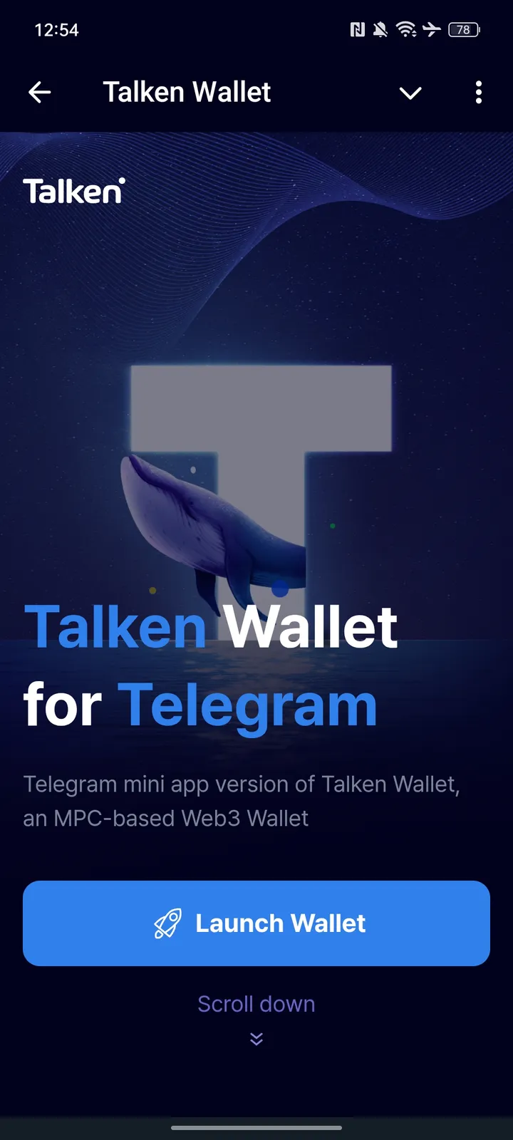 Talken Wallet — Screenshot 1
