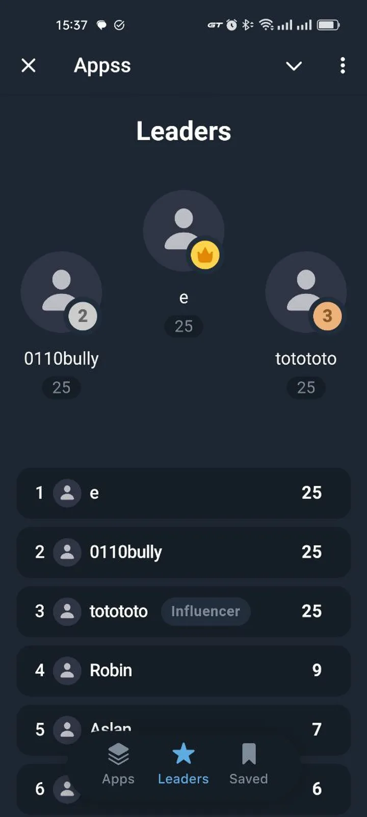 Appss — Screenshot 2