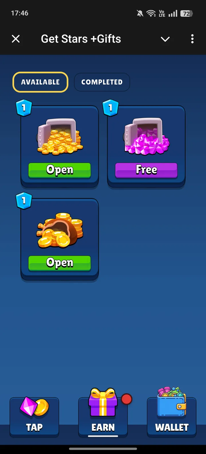 Get Stars  Gifts — Screenshot 2