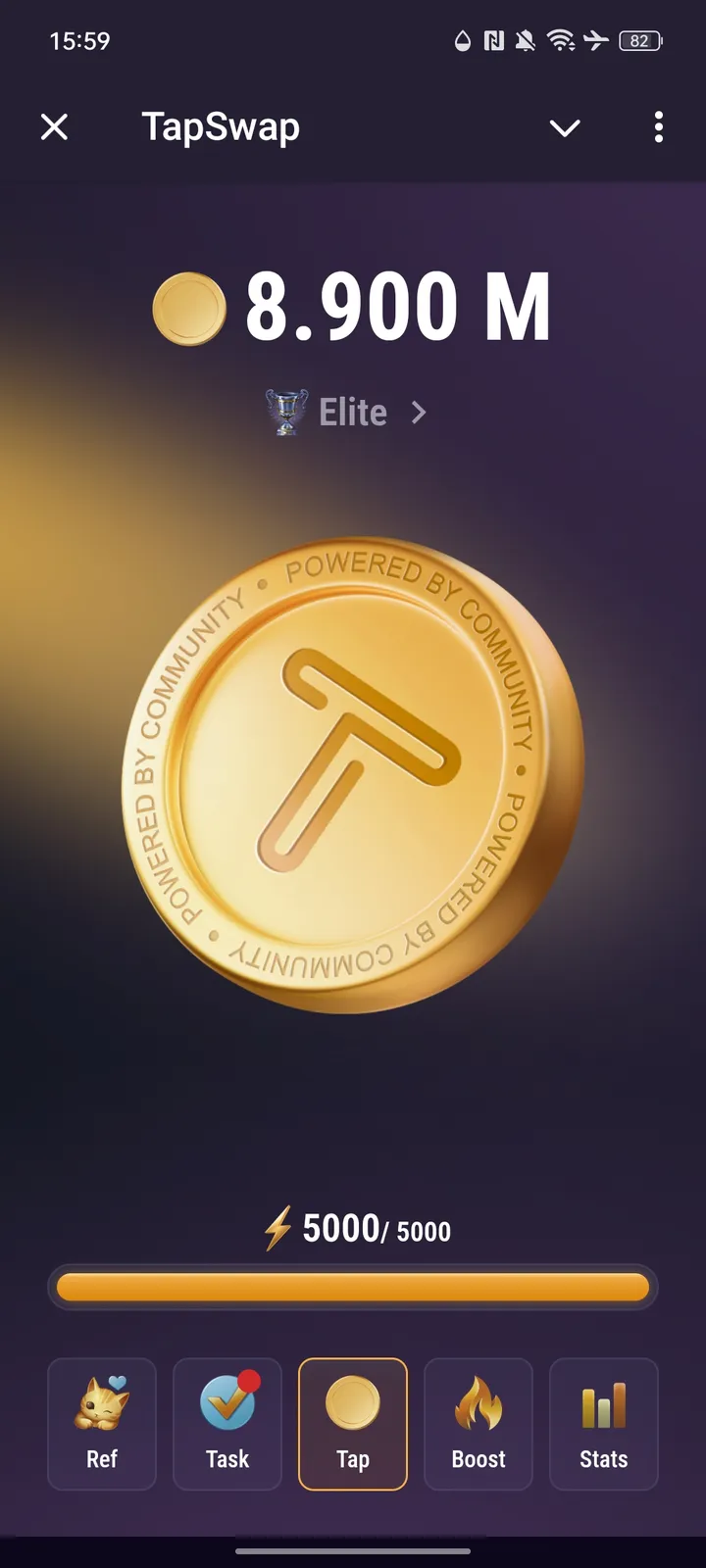 TapSwap — Screenshot 1